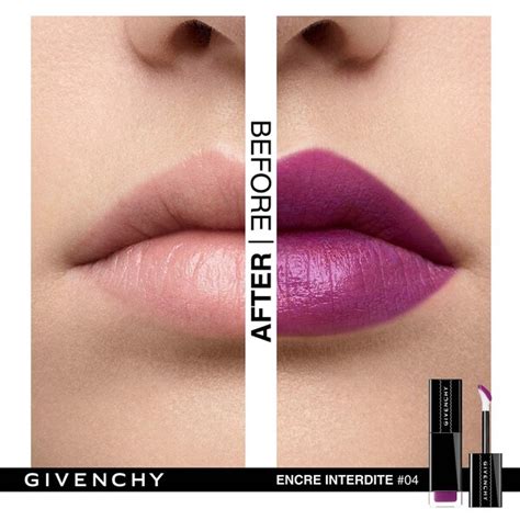 givenchy encre interdite liquid lip stain|ENCRE INTERDITE .